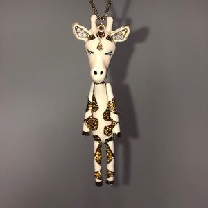 Unique Giraffe Betsey Johnson Necklace